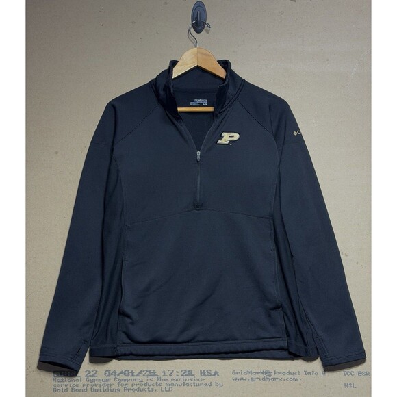 Columbia Jackets & Blazers - Columbia Purdue Boilermakers Omni-Shield Jacket Black Women's XL 1/4 Zip